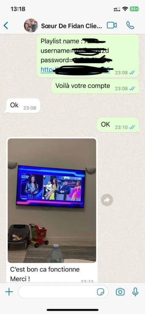 WhatsApp renewal support chat screenshot 6 for Newdytv IPTV
